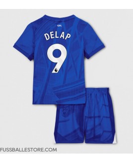 Günstige Chelsea Liam Delap #9 Heimtrikotsatz Kinder 2025-26 Kurzarm (+ Kurze Hosen)
